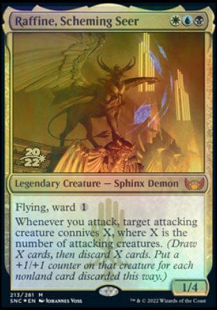 Raffine, Scheming Seer [Streets of New Capenna Prerelease Promos] MTG Single Magic: The Gathering  | Multizone: Comics And Games