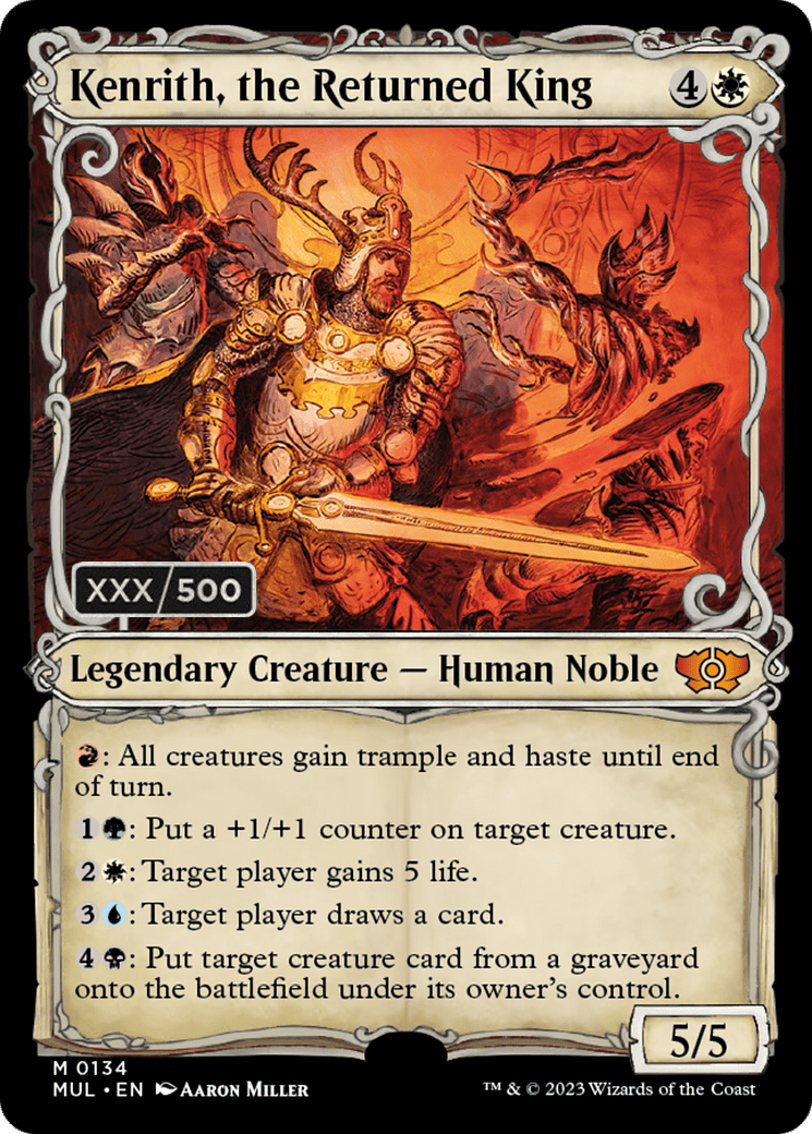 Kenrith, the Returned King (Serialized) [Multiverse Legends] MTG Single Magic: The Gathering  | Multizone: Comics And Games
