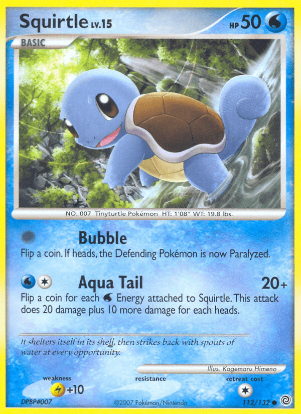 Squirtle (112/132) [Diamond & Pearl: Secret Wonders] Pokemon Single Pokémon  | Multizone: Comics And Games
