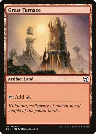 Great Furnace [Duel Decks: Elves vs. Inventors] MTG Single Magic: The Gathering  | Multizone: Comics And Games
