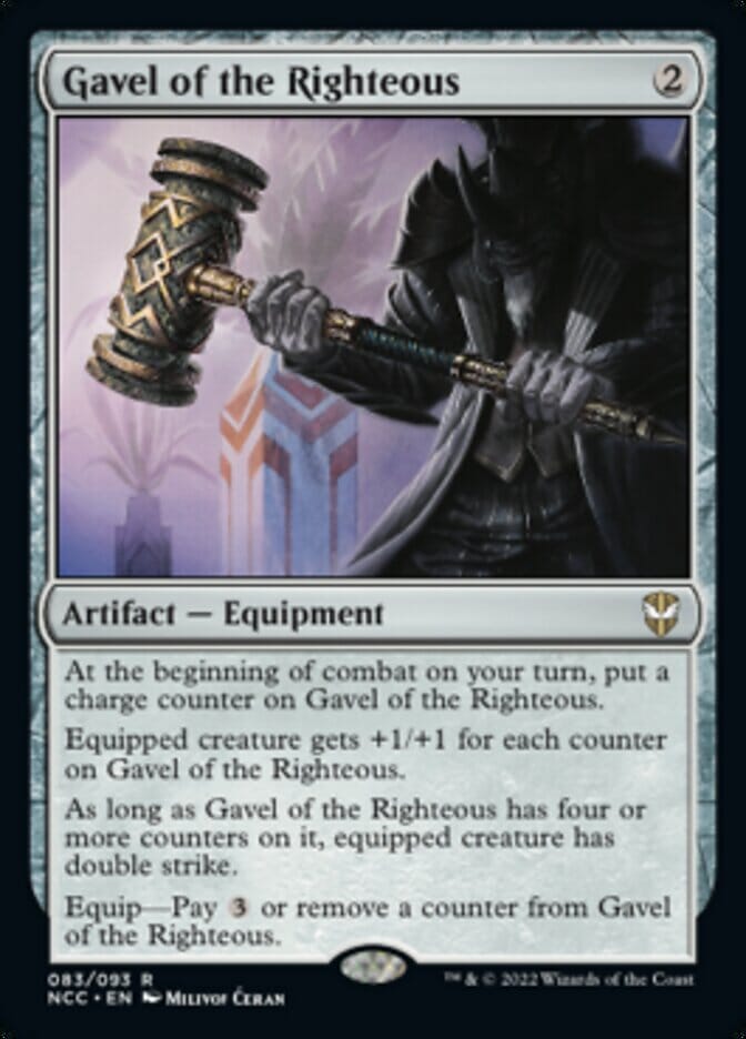 Gavel of the Righteous [Streets of New Capenna Commander] MTG Single Magic: The Gathering  | Multizone: Comics And Games