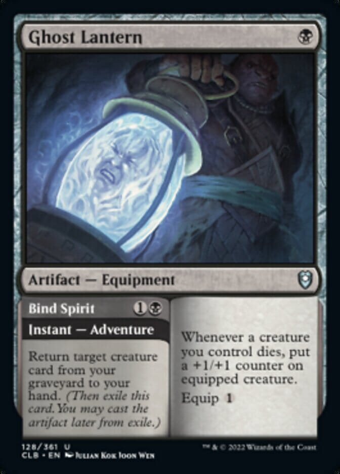 Ghost Lantern // Bind Spirit [Commander Legends: Battle for Baldur's Gate] MTG Single Magic: The Gathering  | Multizone: Comics And Games