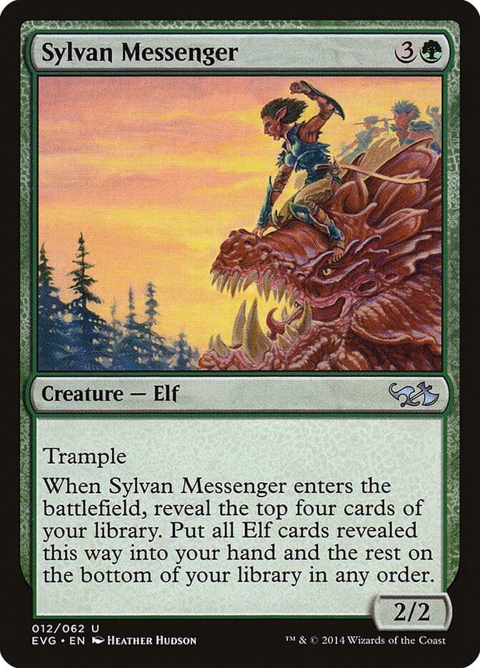 Sylvan Messenger (Elves vs. Goblins) [Duel Decks Anthology] MTG Single Magic: The Gathering  | Multizone: Comics And Games