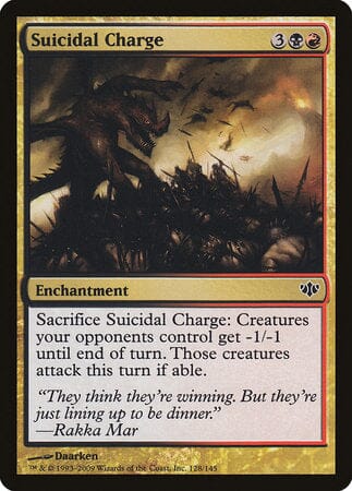 Suicidal Charge [Conflux] MTG Single Magic: The Gathering  | Multizone: Comics And Games