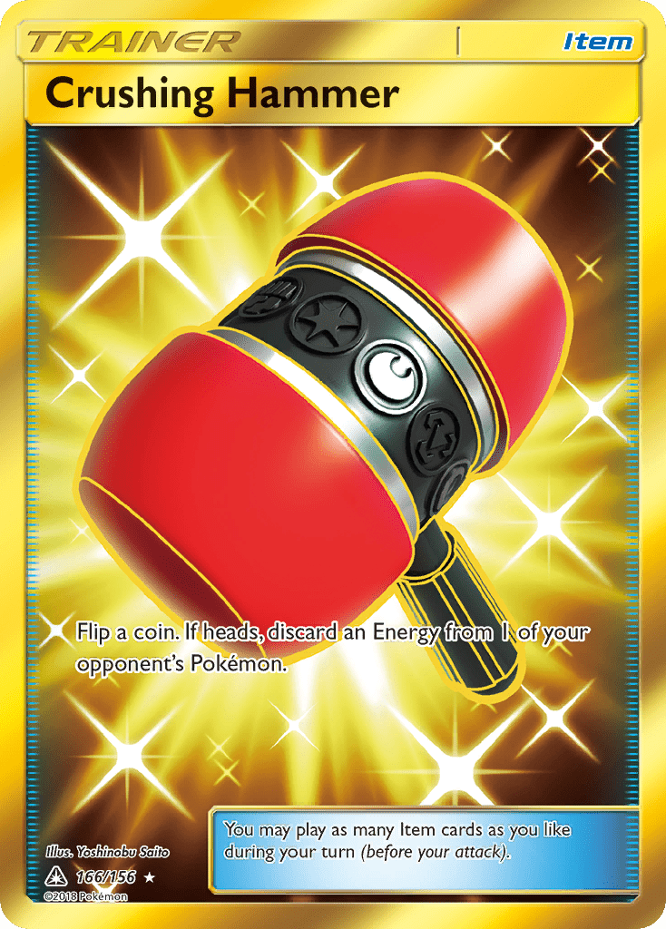 Crushing Hammer (166/156) [Sun & Moon: Ultra Prism] Pokemon Single Pokémon  | Multizone: Comics And Games