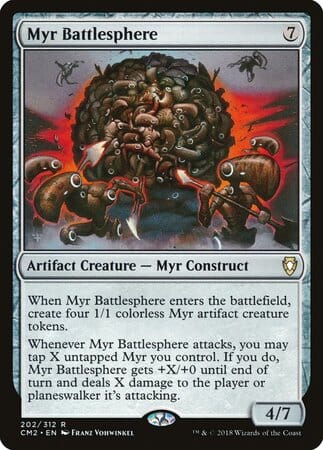 Myr Battlesphere [Commander Anthology Volume II] MTG Single Magic: The Gathering  | Multizone: Comics And Games