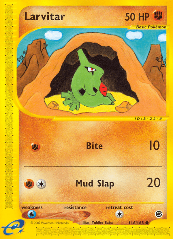 Larvitar (116/165) [Expedition: Base Set] Pokemon Single Pokémon  | Multizone: Comics And Games