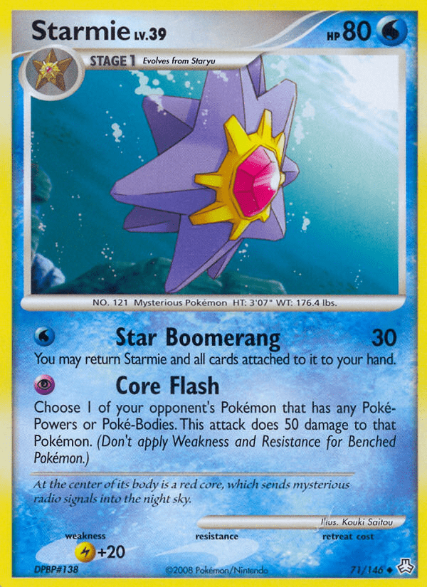 Starmie (71/146) [Diamond & Pearl: Legends Awakened] Pokemon Single Pokémon  | Multizone: Comics And Games