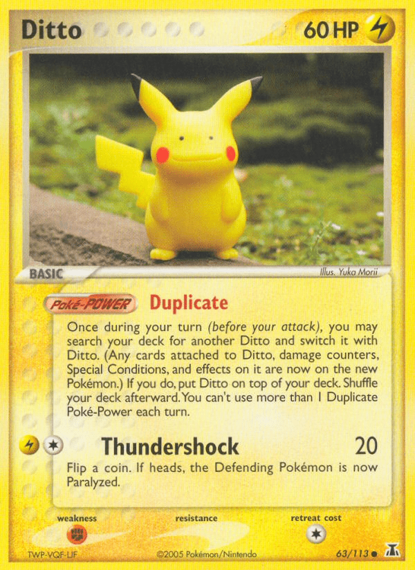 Ditto (63/113) [EX: Delta Species] Pokemon Single Pokémon  | Multizone: Comics And Games