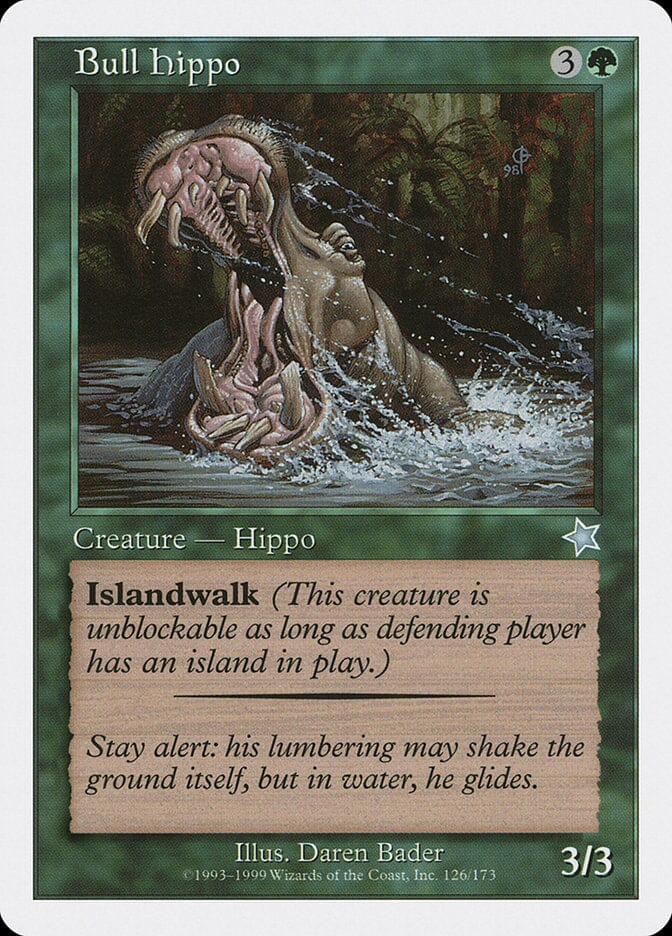 Bull Hippo [Starter 1999] MTG Single Magic: The Gathering  | Multizone: Comics And Games