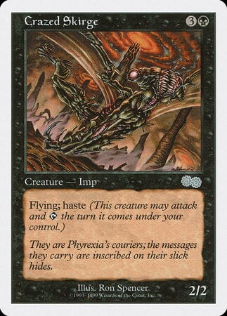 Crazed Skirge [Battle Royale Box Set] MTG Single Magic: The Gathering  | Multizone: Comics And Games