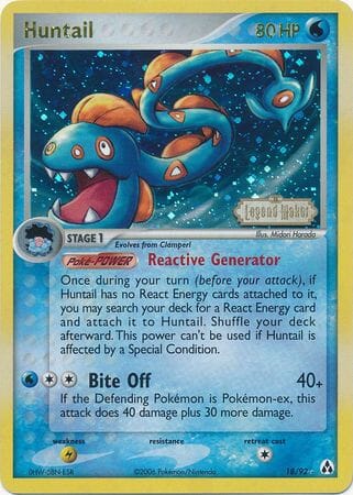 Huntail (18/92) (Stamped) [EX: Legend Maker] Pokemon Single Pokémon  | Multizone: Comics And Games