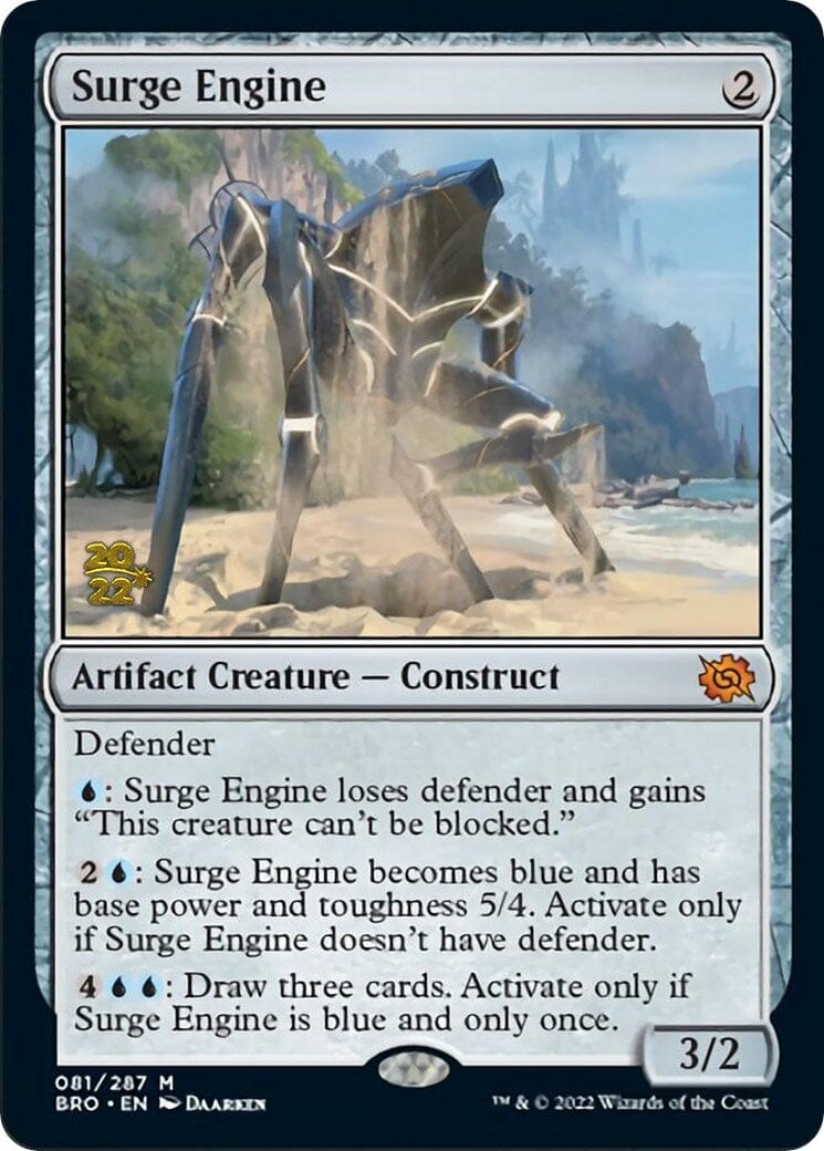 Surge Engine [The Brothers' War: Prerelease Promos] MTG Single Magic: The Gathering  | Multizone: Comics And Games