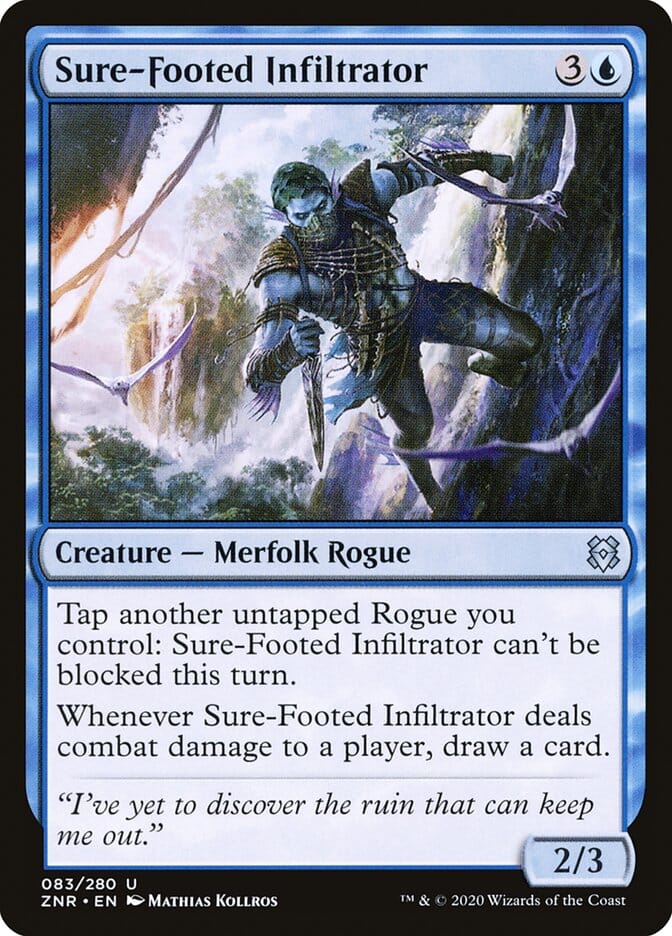 Sure-Footed Infiltrator [Zendikar Rising] MTG Single Magic: The Gathering  | Multizone: Comics And Games