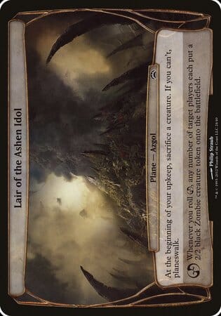 Lair of the Ashen Idol (Planechase 2012) [Planechase 2012 Planes] MTG Single Magic: The Gathering  | Multizone: Comics And Games
