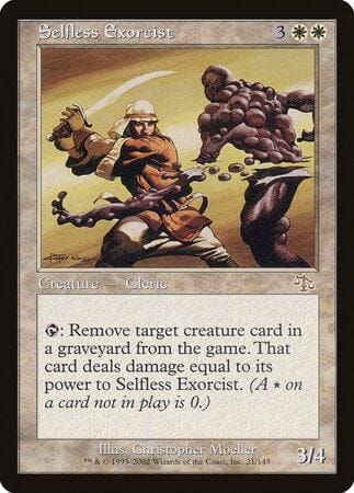 Selfless Exorcist [Judgment] MTG Single Magic: The Gathering  | Multizone: Comics And Games