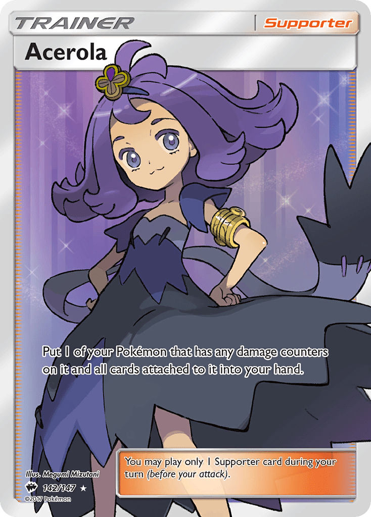 Acerola (142/147) [Sun & Moon: Burning Shadows] Pokemon Single Pokémon  | Multizone: Comics And Games