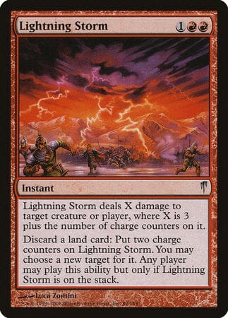 Lightning Storm [Coldsnap] MTG Single Magic: The Gathering  | Multizone: Comics And Games