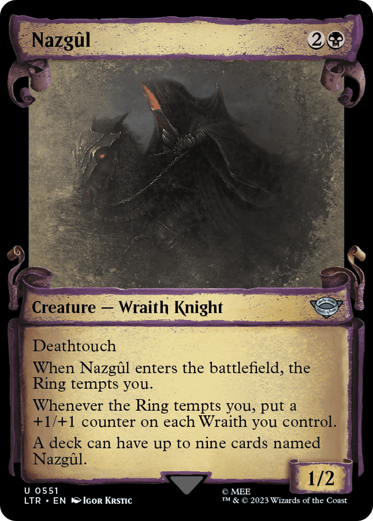 Nazgul (0551) [The Lord of the Rings: Tales of Middle-Earth Showcase Scrolls] MTG Single Magic: The Gathering  | Multizone: Comics And Games