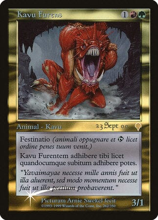 Raging Kavu (Latin) [Prerelease Events] MTG Single Magic: The Gathering  | Multizone: Comics And Games