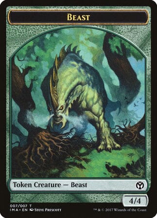 Beast Token (007) [Iconic Masters Tokens] MTG Single Magic: The Gathering  | Multizone: Comics And Games