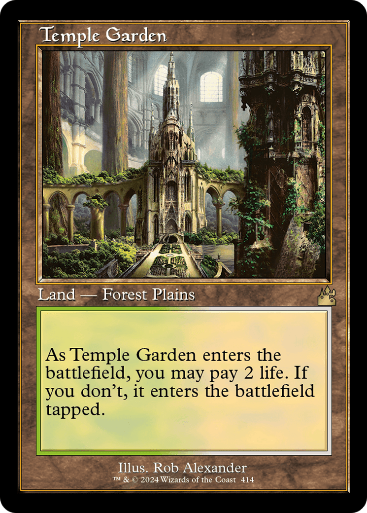 Temple Garden (Retro) [Ravnica Remastered] MTG Single Magic: The Gathering  | Multizone: Comics And Games