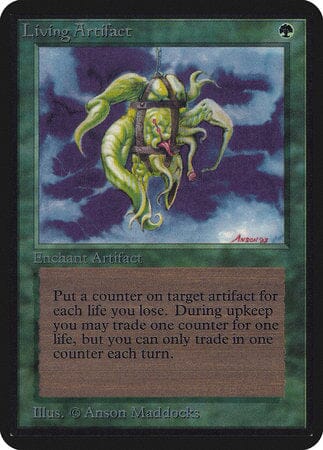 Living Artifact [Limited Edition Alpha] MTG Single Magic: The Gathering  | Multizone: Comics And Games
