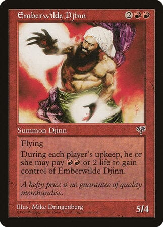 Emberwilde Djinn [Mirage] MTG Single Magic: The Gathering  | Multizone: Comics And Games