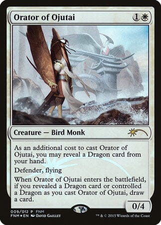 Orator of Ojutai [Friday Night Magic 2015] MTG Single Magic: The Gathering  | Multizone: Comics And Games