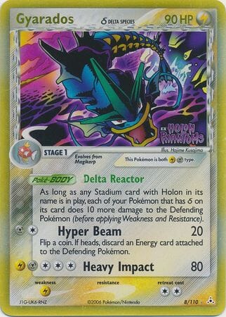 Gyarados (8/110) (Delta Species) (Stamped) [EX: Holon Phantoms] Pokemon Single Pokémon  | Multizone: Comics And Games
