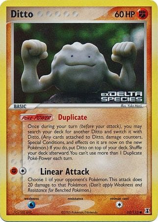 Ditto (62/113) (Stamped) [EX: Delta Species] Pokemon Single Pokémon  | Multizone: Comics And Games