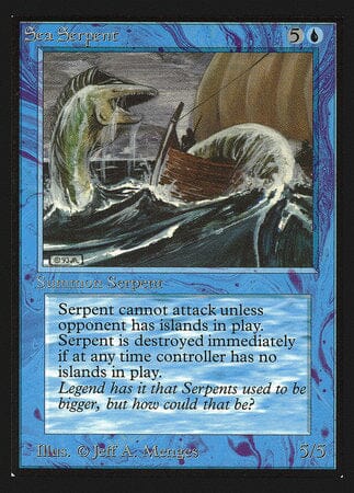 Sea Serpent (IE) [Intl. Collectors’ Edition] MTG Single Magic: The Gathering  | Multizone: Comics And Games
