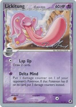 Lickitung (19/101) (Delta Species) (Legendary Ascent - Tom Roos) [World Championships 2007] Pokemon Single Pokémon  | Multizone: Comics And Games