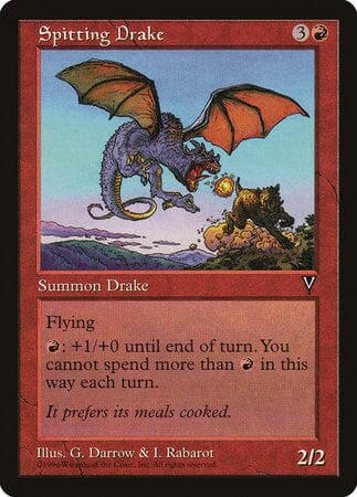 Spitting Drake [Visions] MTG Single Magic: The Gathering  | Multizone: Comics And Games