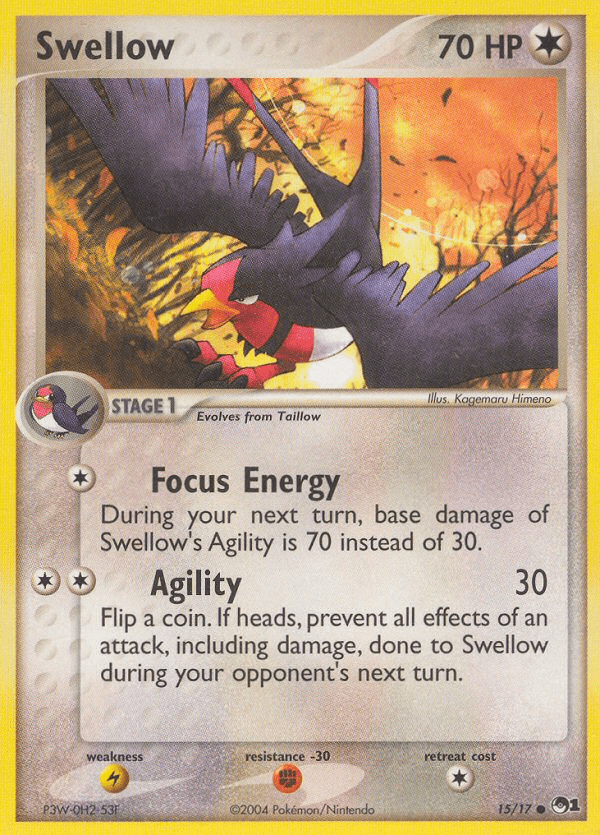 Swellow (15/17) [POP Series 1] Pokemon Single Pokémon  | Multizone: Comics And Games