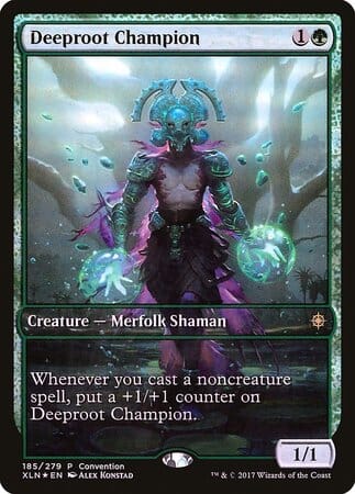 Deeproot Champion (2018 Convention Exclusive) [Ixalan Promos] MTG Single Magic: The Gathering  | Multizone: Comics And Games