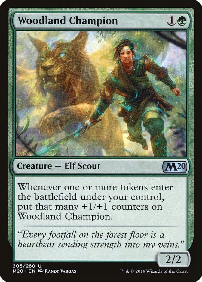 Woodland Champion [Core Set 2020] MTG Single Magic: The Gathering  | Multizone: Comics And Games