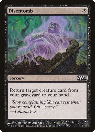 Disentomb [Magic 2012] MTG Single Magic: The Gathering  | Multizone: Comics And Games