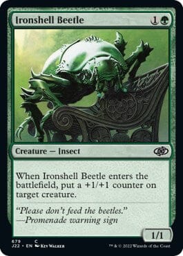 Ironshell Beetle [Jumpstart 2022] MTG Single Magic: The Gathering  | Multizone: Comics And Games