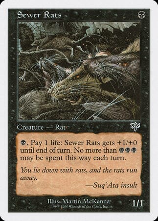 Sewer Rats [Battle Royale Box Set] MTG Single Magic: The Gathering  | Multizone: Comics And Games