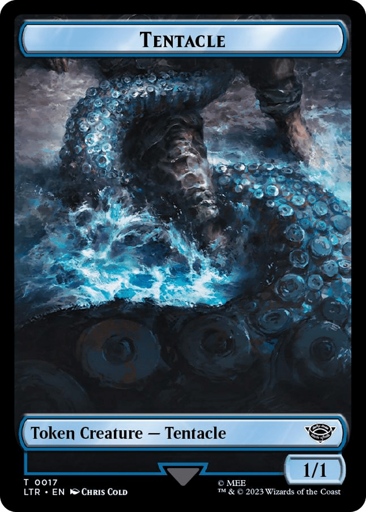 Tentacle // Food (0024) Double-Sided Token (Surge Foil) [The Lord of the Rings: Tales of Middle-Earth Tokens] MTG Single Magic: The Gathering  | Multizone: Comics And Games