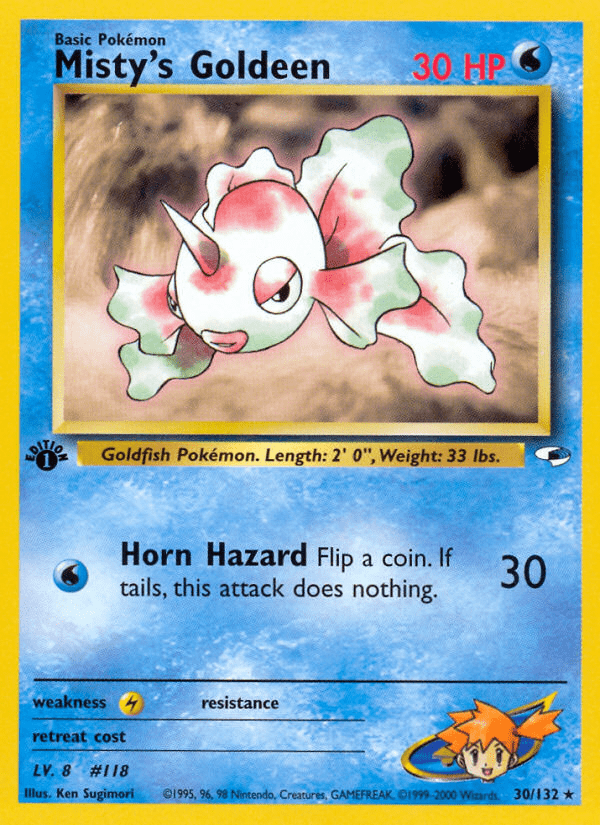 Misty's Goldeen (30/132) [Gym Heroes 1st Edition] Pokemon Single Pokémon  | Multizone: Comics And Games