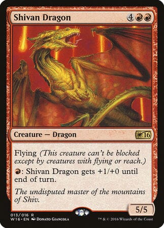 Shivan Dragon [Welcome Deck 2016] MTG Single Magic: The Gathering  | Multizone: Comics And Games