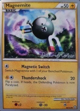 Magnemite (68/102) (Twinboar - David Cohen) [World Championships 2011] Pokemon Single Pokémon  | Multizone: Comics And Games