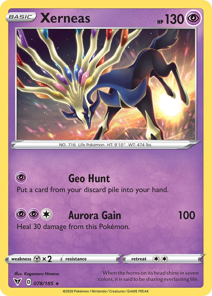 Xerneas (078/185) [Sword & Shield: Vivid Voltage] Pokemon Single Pokémon  | Multizone: Comics And Games
