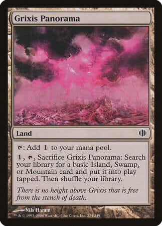 Grixis Panorama [Shards of Alara] MTG Single Magic: The Gathering  | Multizone: Comics And Games