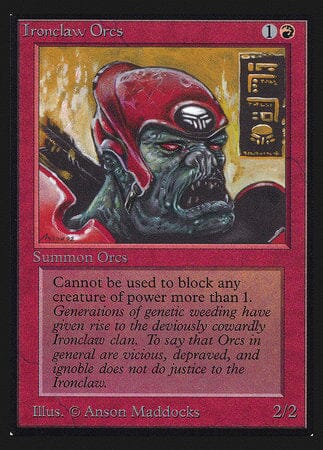 Ironclaw Orcs (IE) [Intl. Collectors’ Edition] MTG Single Magic: The Gathering  | Multizone: Comics And Games