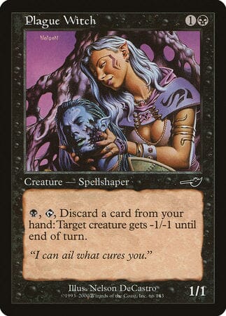 Plague Witch [Nemesis] MTG Single Magic: The Gathering  | Multizone: Comics And Games