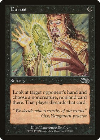 Duress [Urza's Saga] MTG Single Magic: The Gathering  | Multizone: Comics And Games