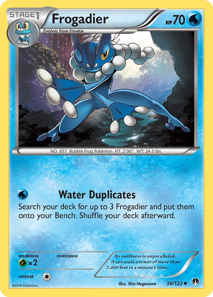 Frogadier (39/122) [XY: BREAKpoint] Pokemon Single Pokémon  | Multizone: Comics And Games